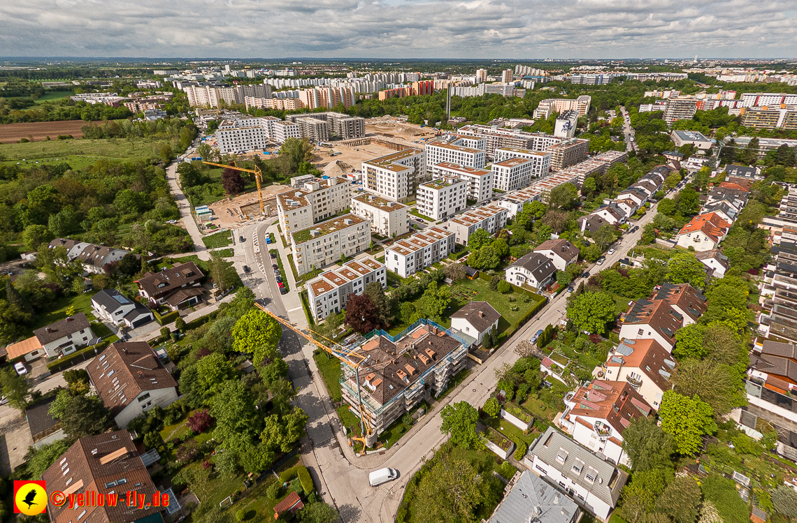 17.05.2023 - Baustelle Alexisquartier und Pandion Verde in Neuperlach